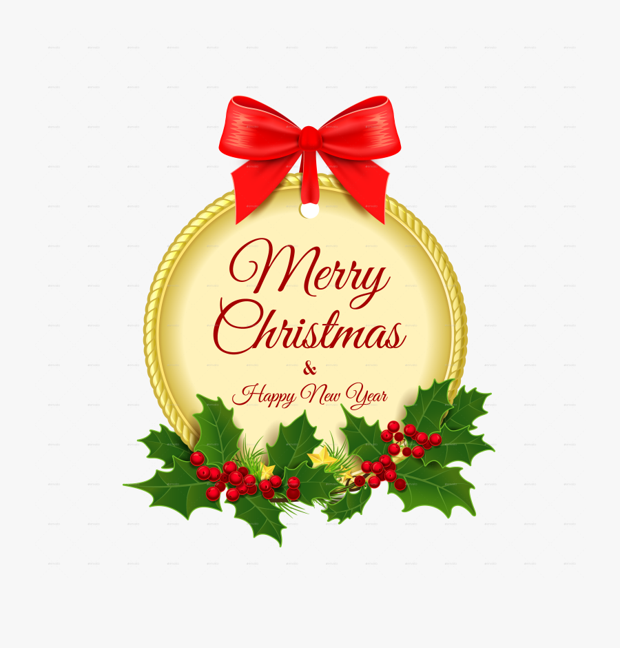 Transparent Text Decoration Png - Christmas Day, Transparent Clipart