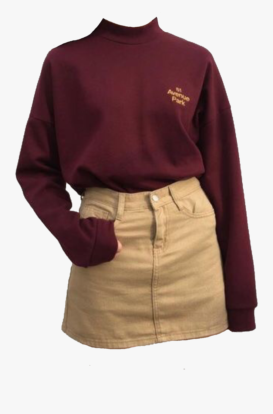 Clip Art Fall Tumblr Outfits, Transparent Clipart