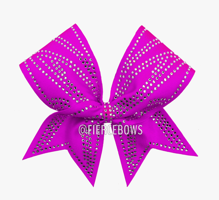 Transparent Hot Pink Bow Clipart - Motif, Transparent Clipart