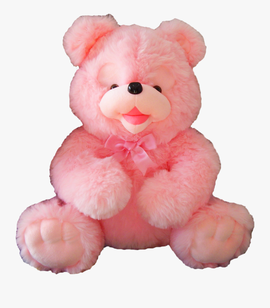 Stuffed Bear Png - Pink Teddy Bear Transparent, Transparent Clipart