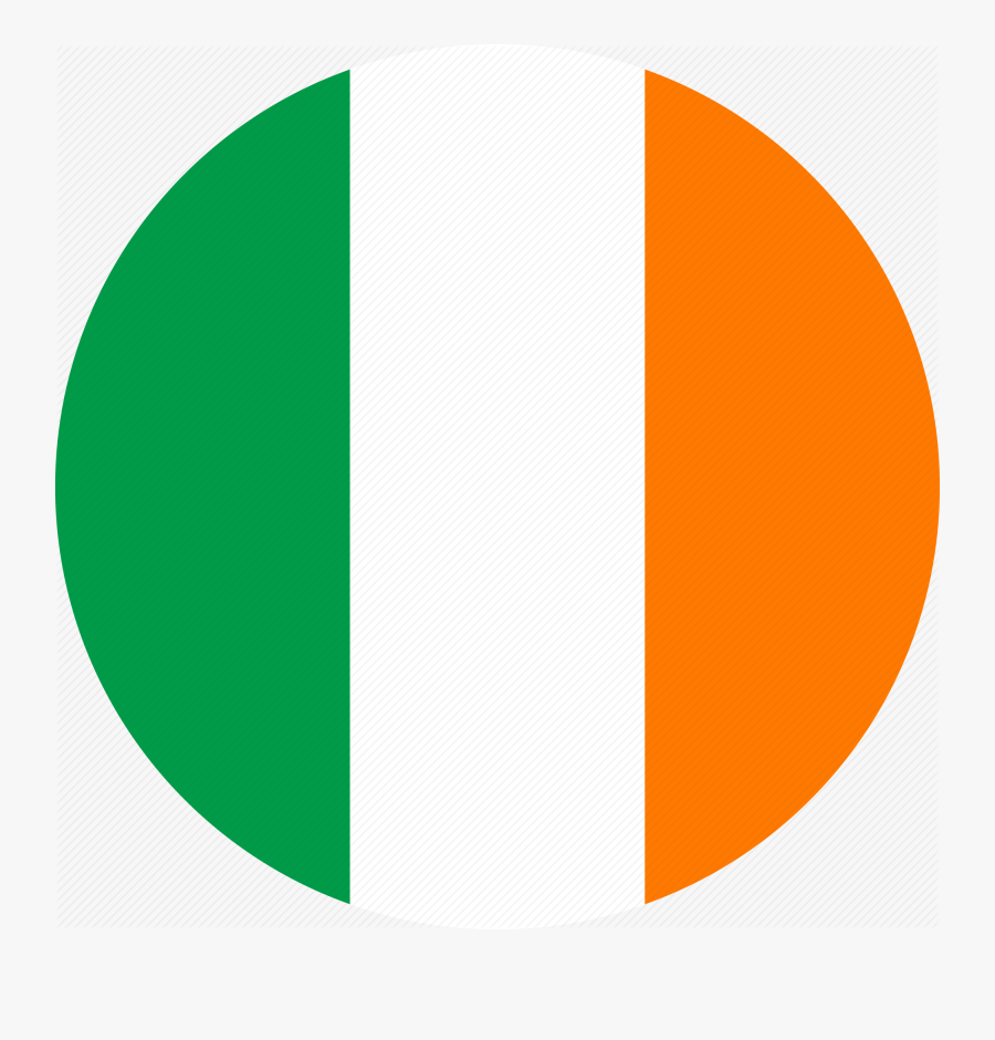 Ireland Flag Circle Png, Transparent Clipart
