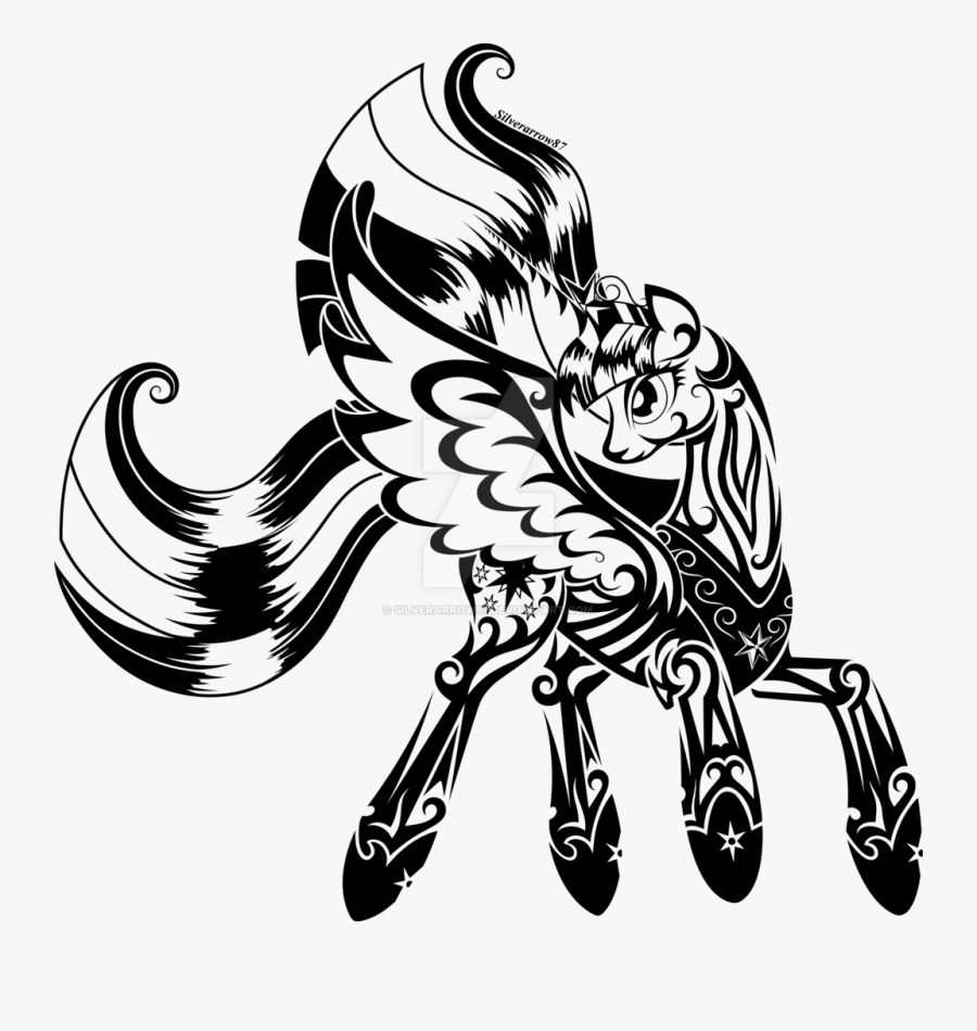 Princess Twilight Sparkle - My Little Pony Tribal, Transparent Clipart