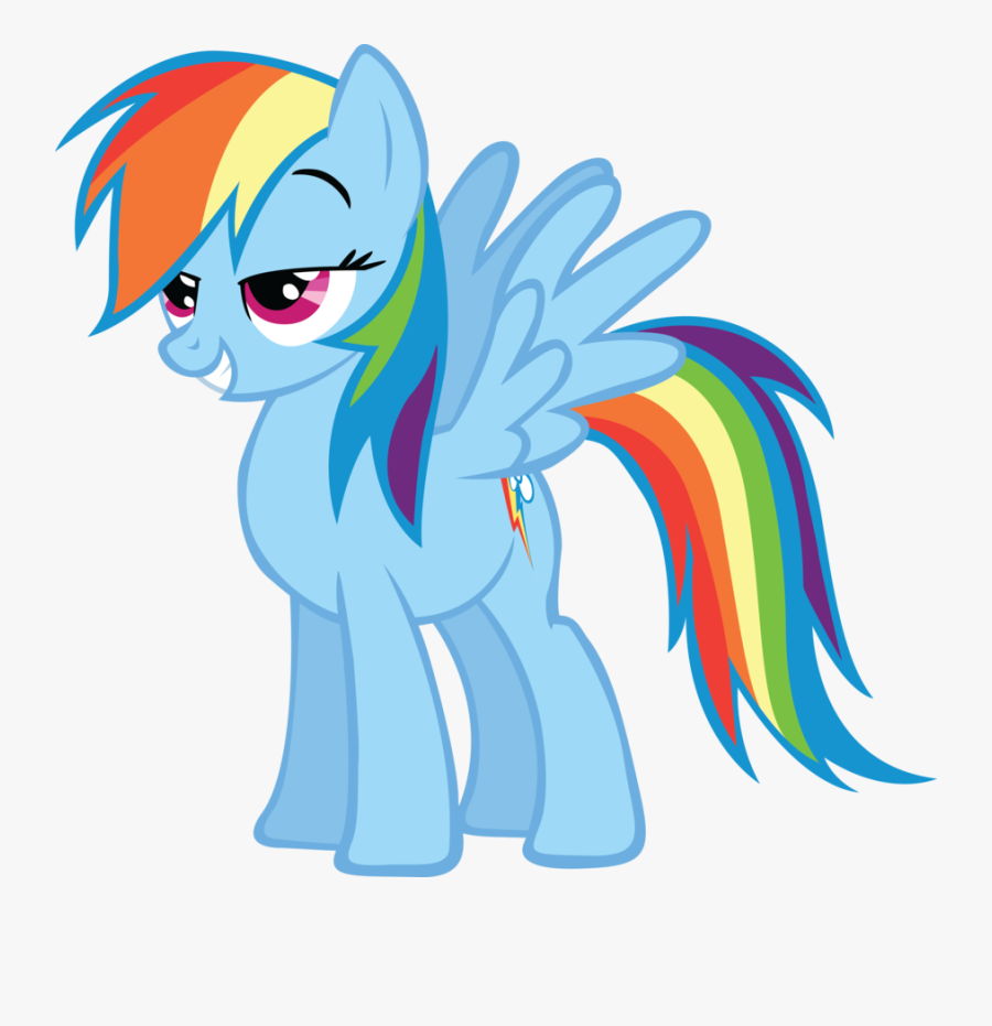 My Little Pony Birthday Png - Rainbow Dash My Little Pony Characters, Transparent Clipart