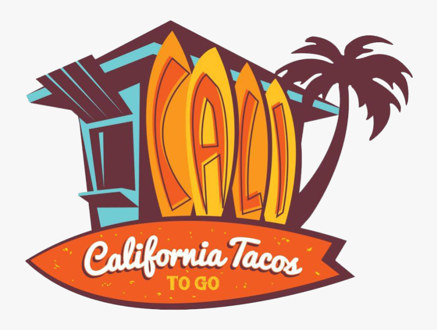 California Tacos To Go - Beach Taco Logo, Transparent Clipart