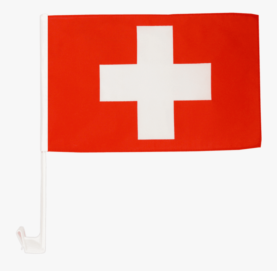 Autofahne Schweiz, Transparent Clipart
