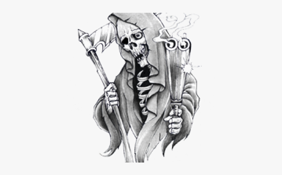 Drawn Grim Reaper Grand - Illustration, free clipart download, png, clipart...