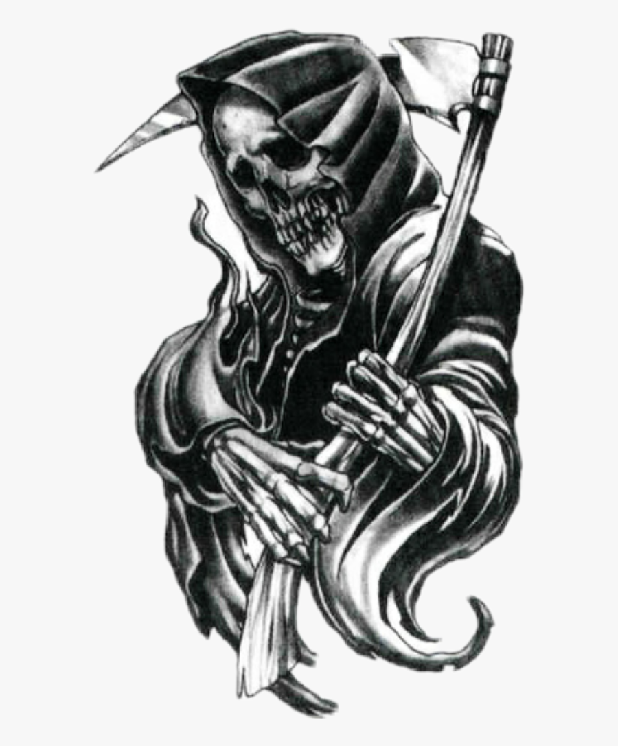 #grim Reaper - Reaper Tattoo Designs, Transparent Clipart