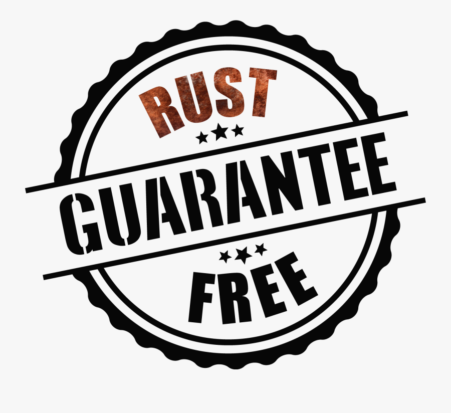 Rustfreeguaranteelogo Black2 3bd5eebd 37f9 4518 916d - Bonus Round, Transparent Clipart