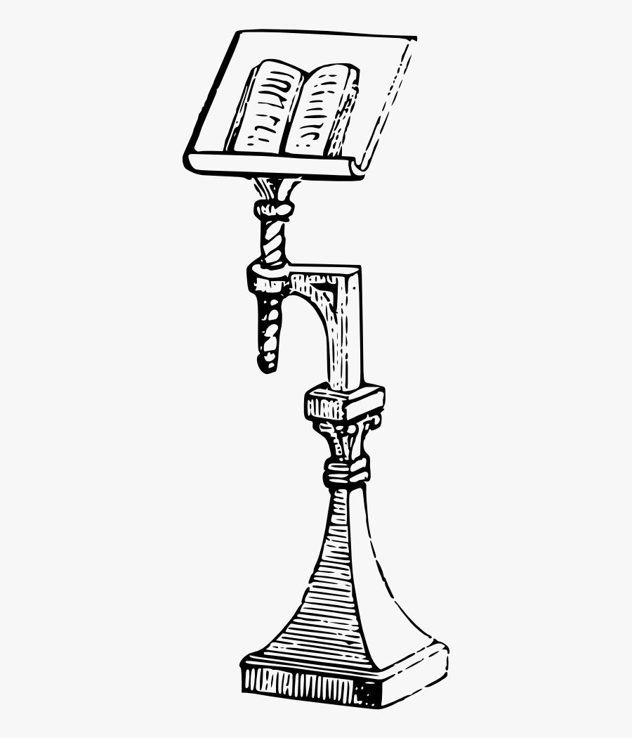 Book Stand - Book In Stand Clipart, Transparent Clipart