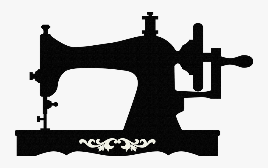 Sewing Machine Silhouette Png, Transparent Clipart