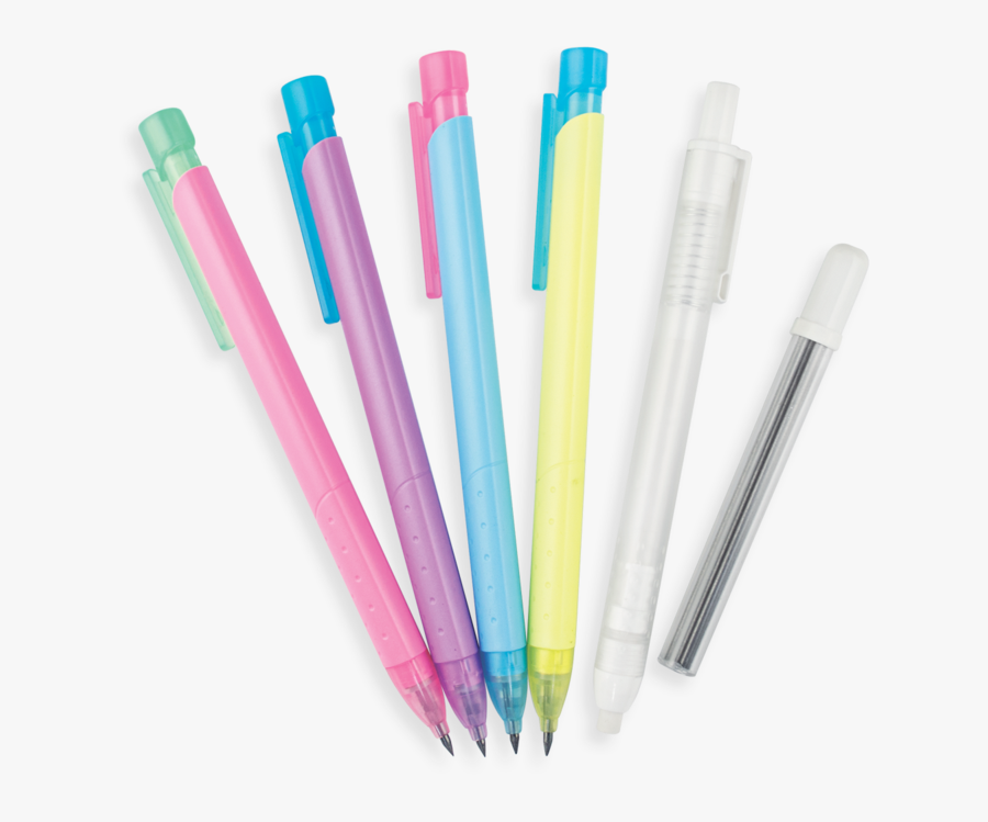 Transparent Pencil Eraser Png - Mechanical Pencils Without Erasers, Transparent Clipart