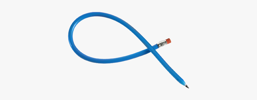 Pencil With Eraser In Yellow - Bleistift, Transparent Clipart