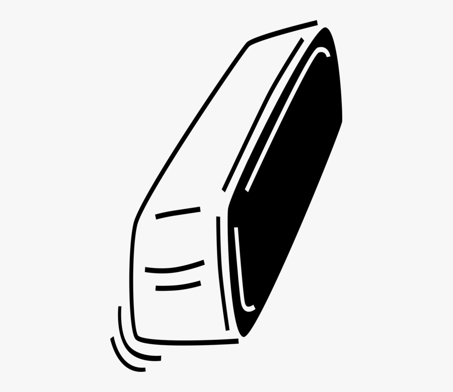 Download Vector Illustration Of Rubber Eraser For Erasing Marks , Free Transparent Clipart - ClipartKey