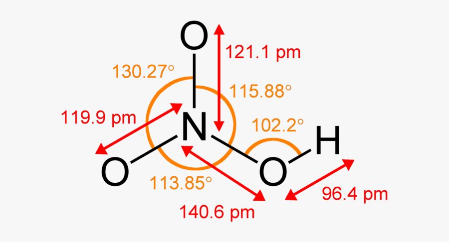 Elusidasi Struktur Senyawa Organik Pdf Writer - Nitric Acid Chemical Structure, Transparent Clipart