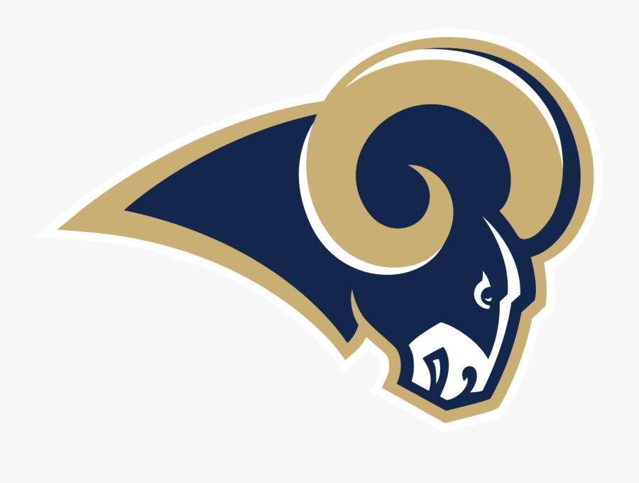St Louis Rams Clipart Free - Los Angeles Rams Logo Png, Transparent Clipart