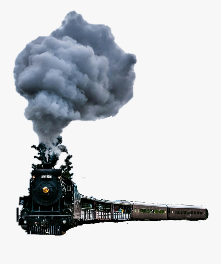 #train# Cars #trainway #smoke #trainsmoke #blacktrain - Train Wallpapers For Mobile, Transparent Clipart