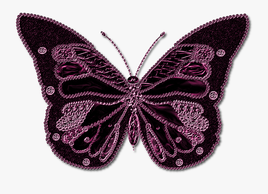 Pink Purple Butterfly Transparent, Transparent Clipart