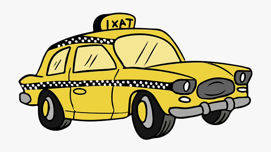 Clipart Of Wednesday, Taxi And Cb, Transparent Clipart