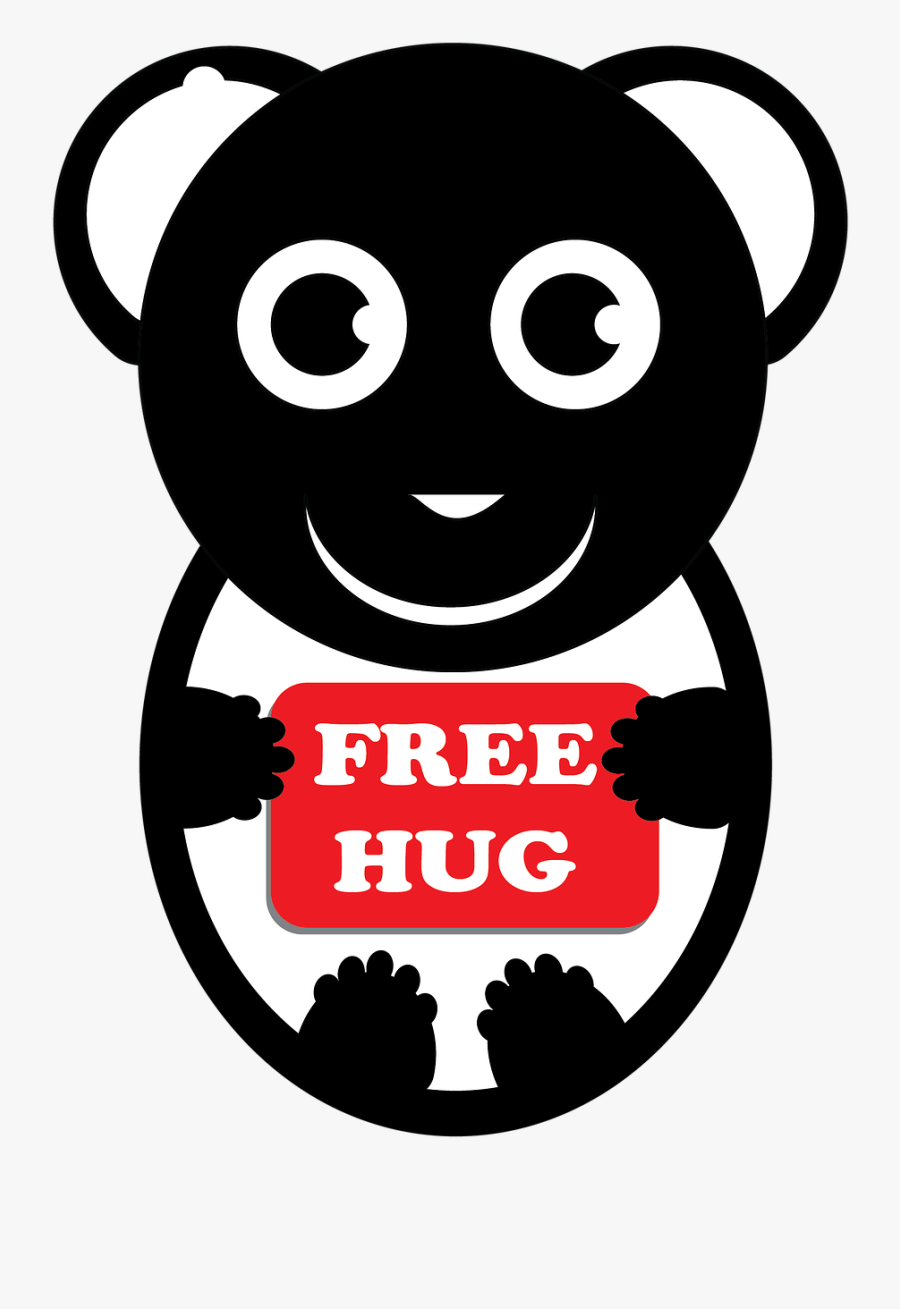 Free Hug Panda Baby Panda Free Picture - Hug, Transparent Clipart