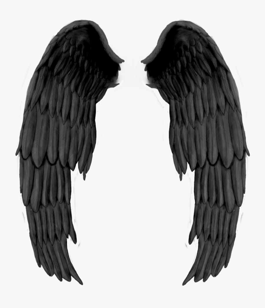 Black Evil Wings Png - Petronas Towers, Transparent Clipart