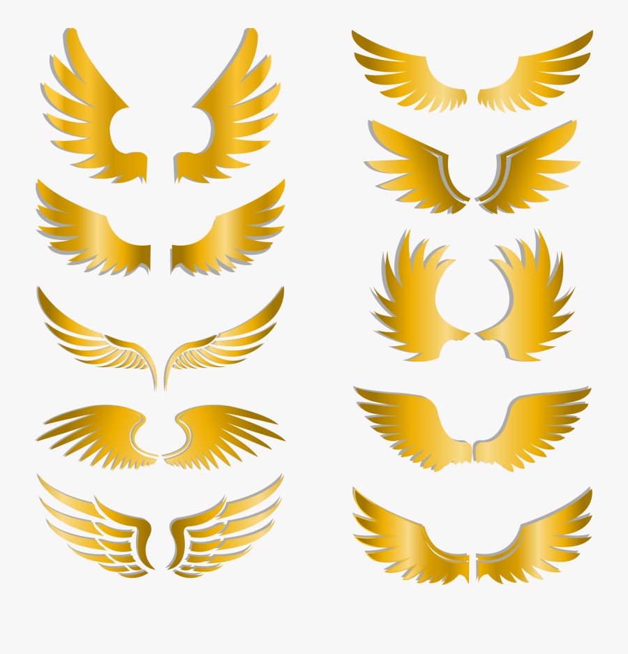 Logo Golden Wings Png, Transparent Clipart