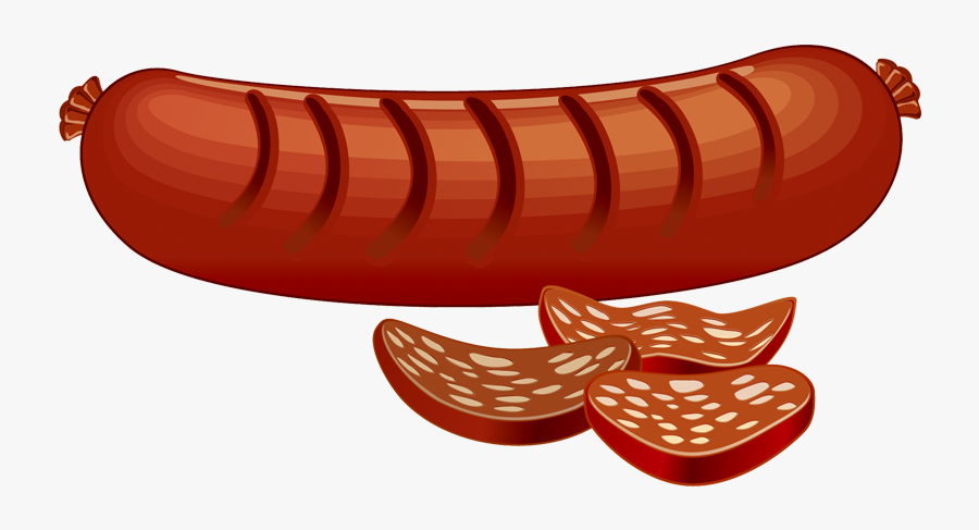 Sausage Hot Dog Barbecue Kebab Clip Art - Sausage Clipart, Transparent Clipart