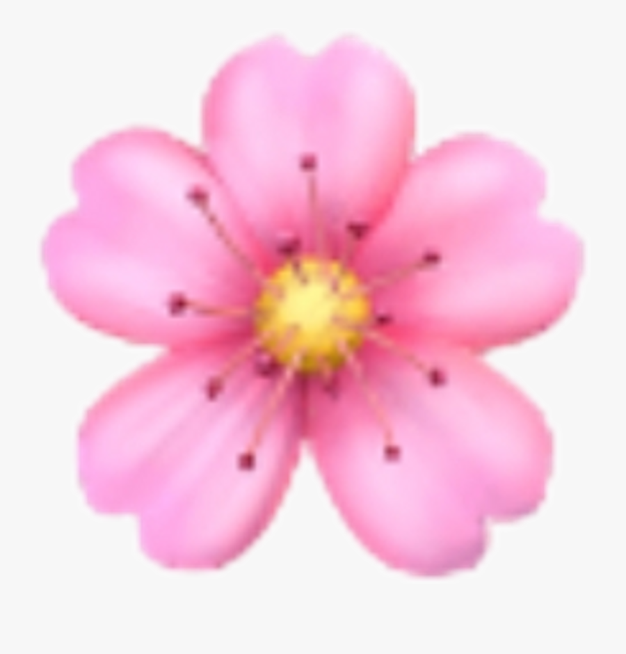 Iphone Flower Emoji Png, Transparent Clipart