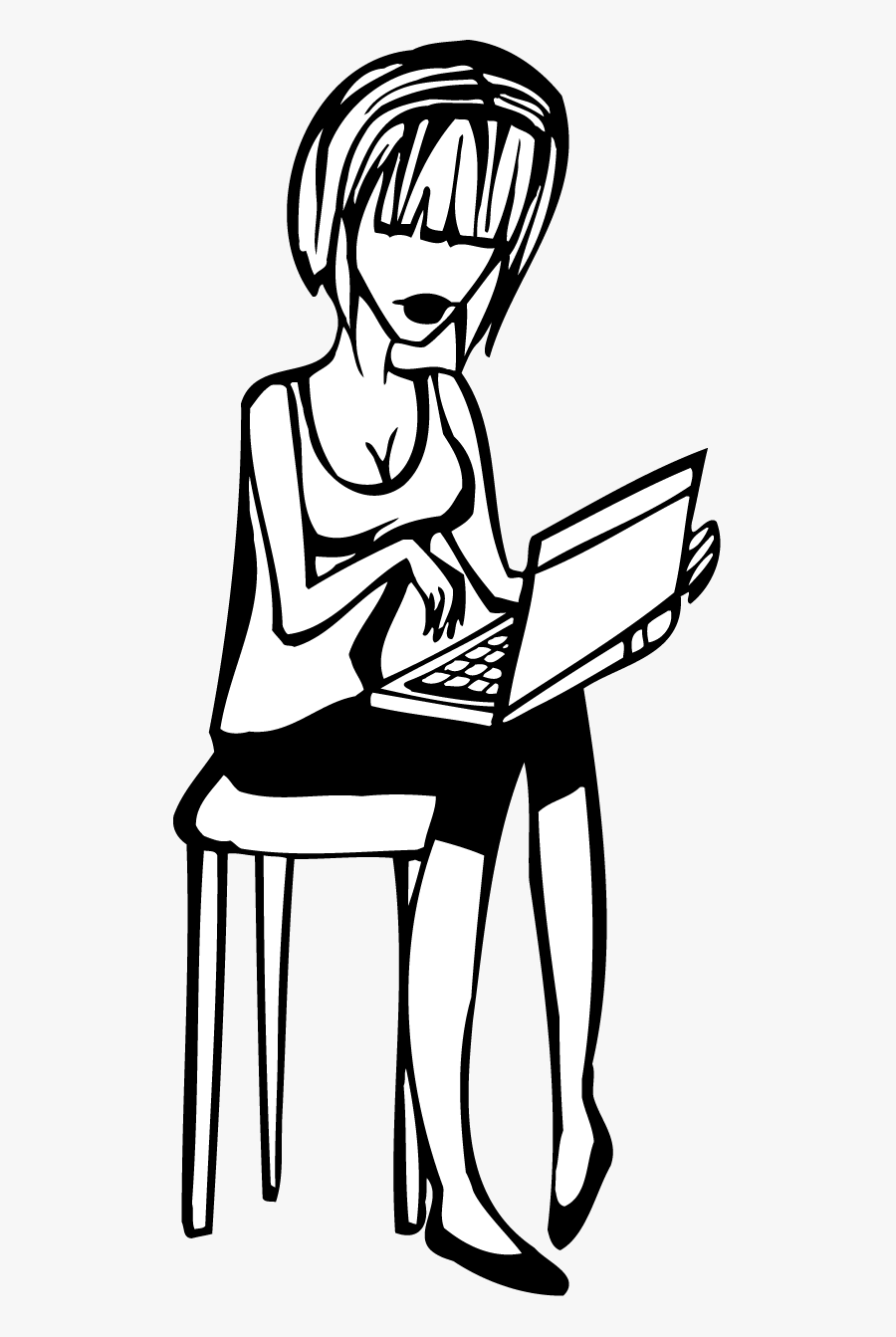 Png Cartoon Girls, Transparent Clipart