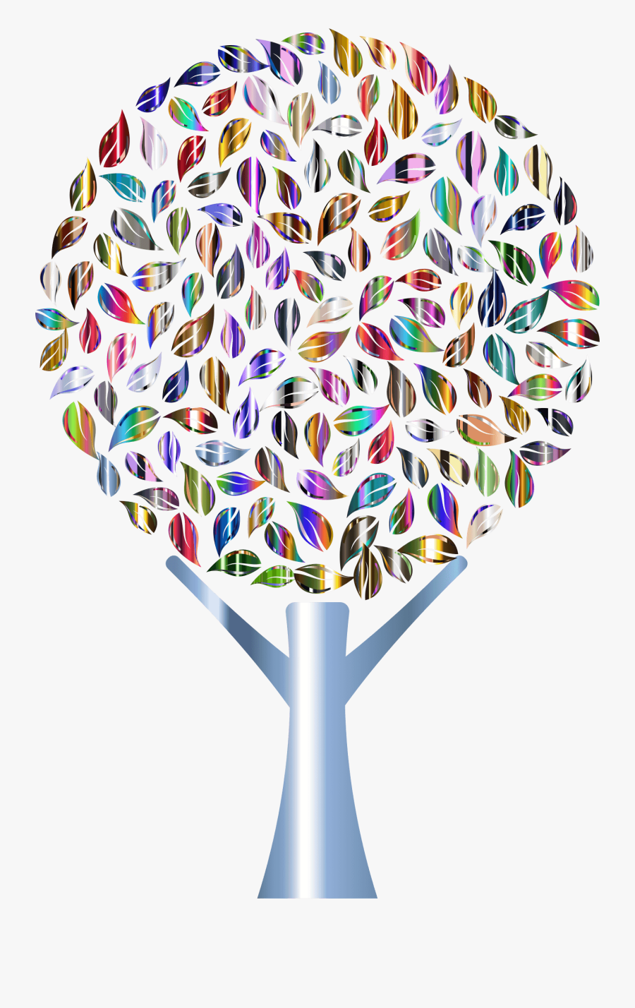 Clipart 2017 Calendar Chromatic No Background - Abstract Tree Backgrounds Png, Transparent Clipart