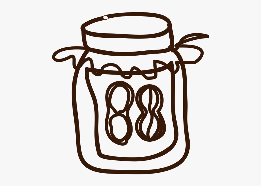 Nuts Clipart Peanut Butter - Almond Butter, Transparent Clipart