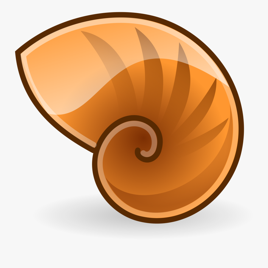Transparent Spiral Clipart - Linux Nautilus Icon, Transparent Clipart