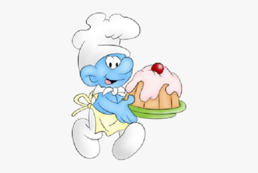 Baker Smurf, Transparent Clipart
