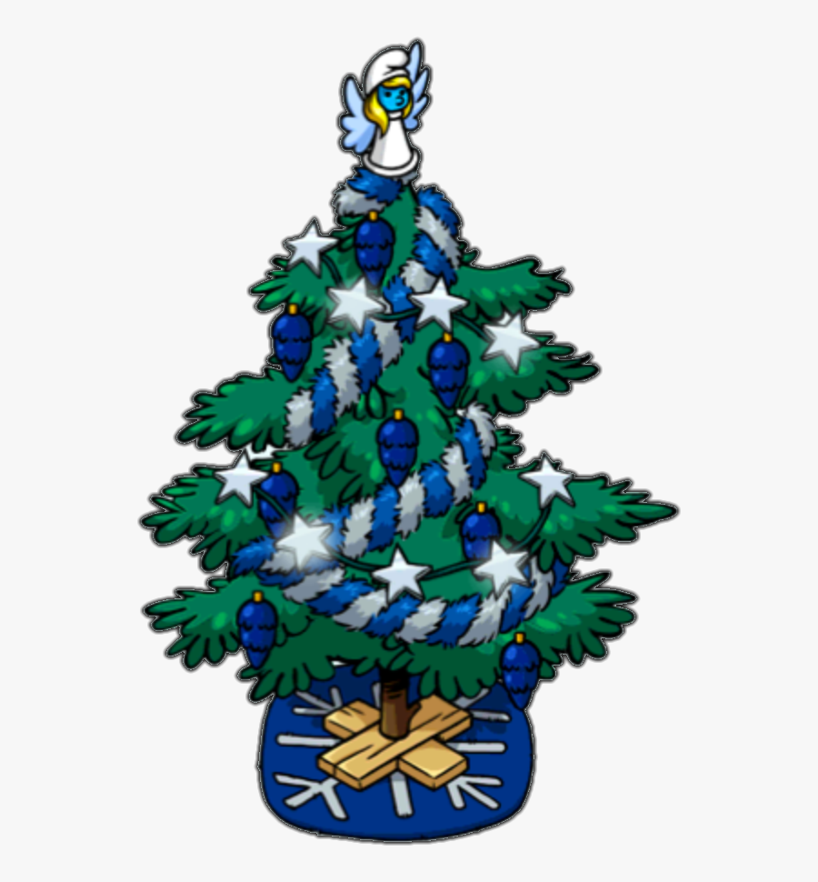 The Smurfs Village Christmas 2012 Items - Smurfs Christmas Tree, Transparent Clipart