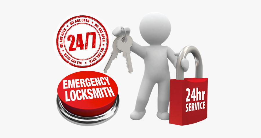 Locksmith Manchester Emergency In - Sign, Transparent Clipart