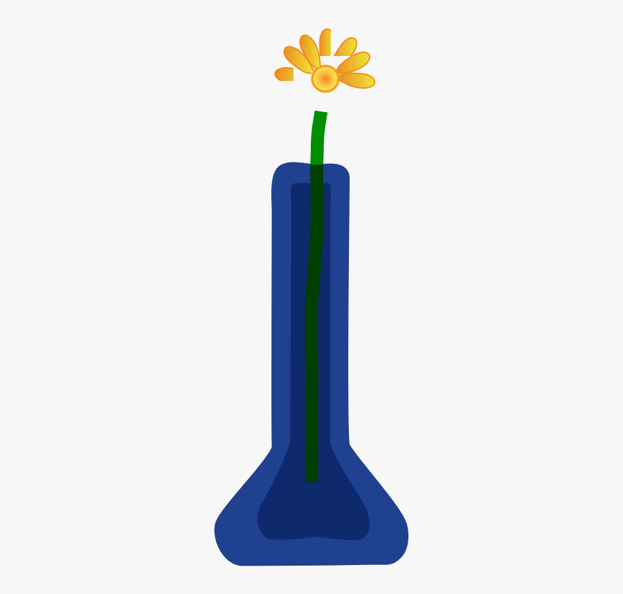 Flower In Vase Clipart, Vector Clip Art Online, Royalty - Transparency Vase Clipart, Transparent Clipart