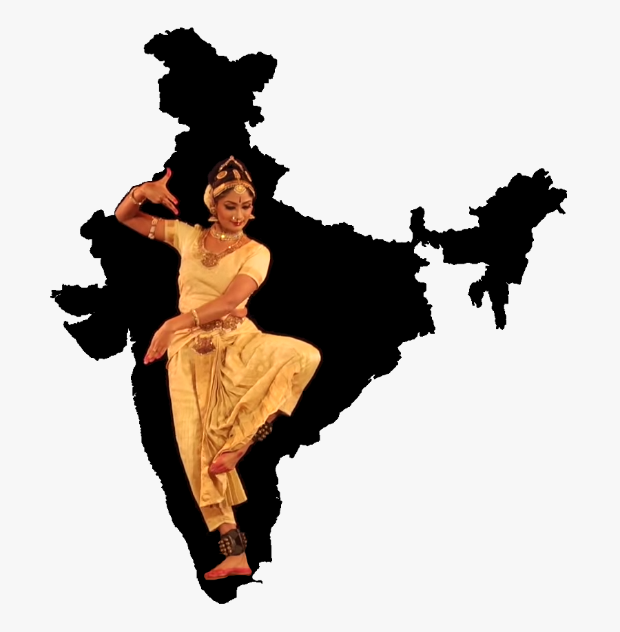 Indian Silhouette At Getdrawings - India Map Vector Png, Transparent Clipart