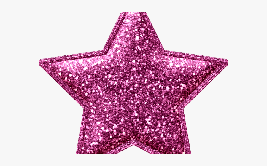 Glitter Star Clip Art, Transparent Clipart