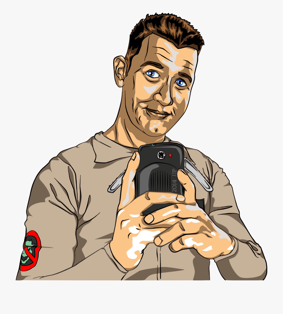 Haunt Chaser Guy With Pk Energy Gauge Clip Arts - Mobile Boy Png, Transparent Clipart