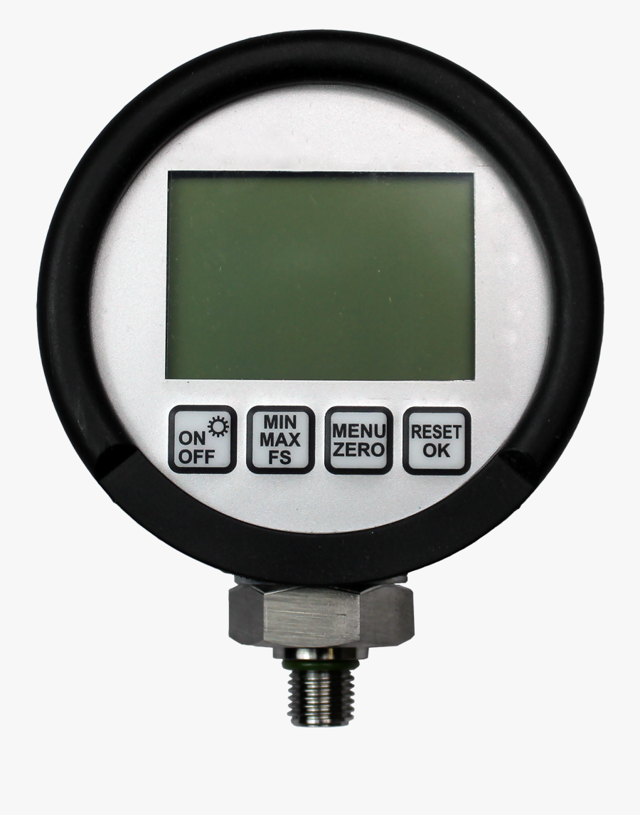 Gauge Png Hd - Digital Hydraulic Oil Pressure Gauge, Transparent Clipart