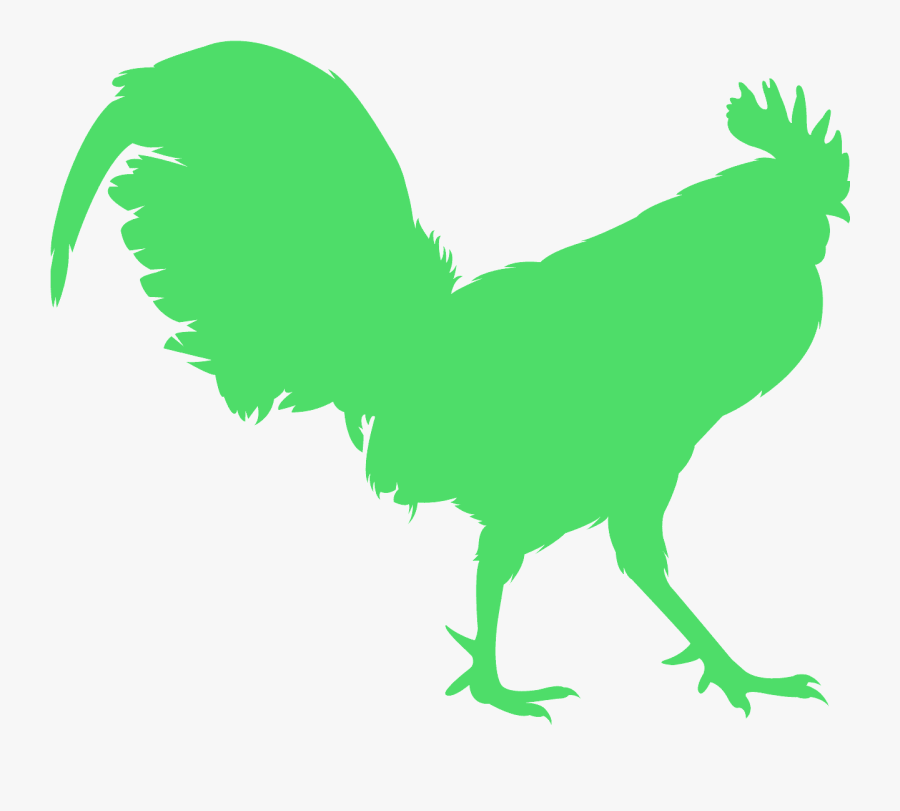 Siluetas De Gallos Finos, Transparent Clipart