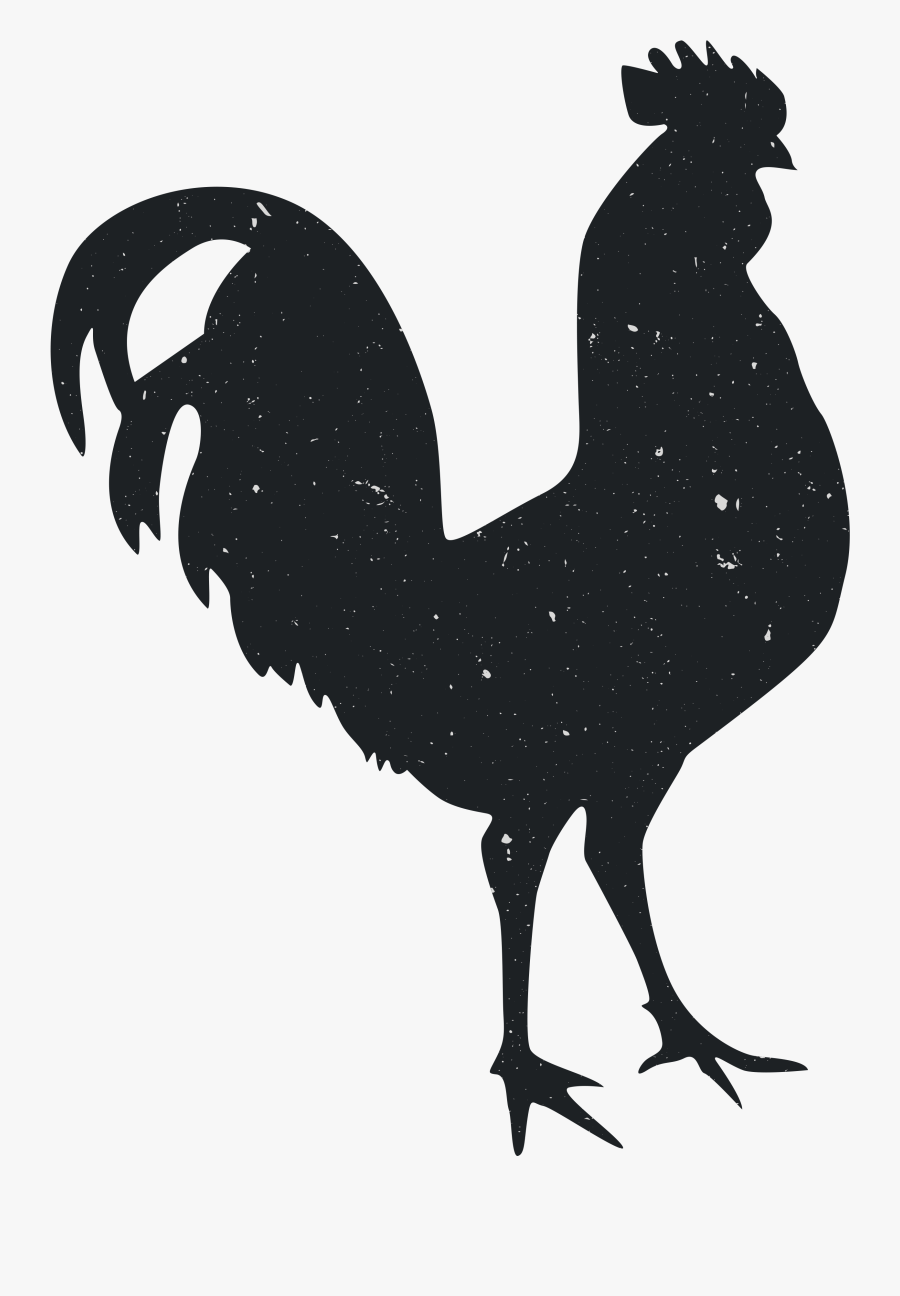 Silhouette Rooster Animal Computer File - Silueta Gallos Png, Transparent Clipart