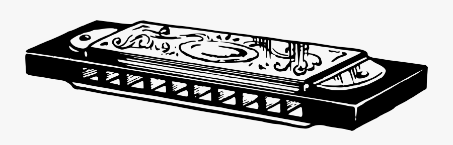 Thumb Image - Harmonica Black And White, Transparent Clipart