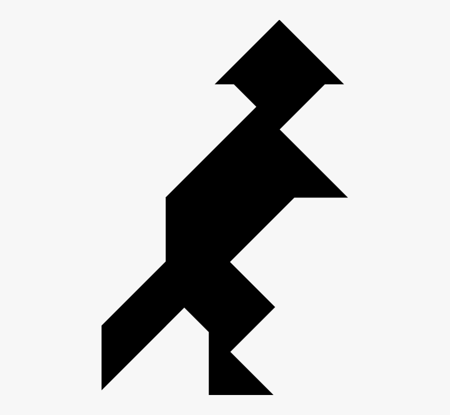 Tangram Computer Icons Game Triangle Statue Of Liberty - Tangram, Transparent Clipart