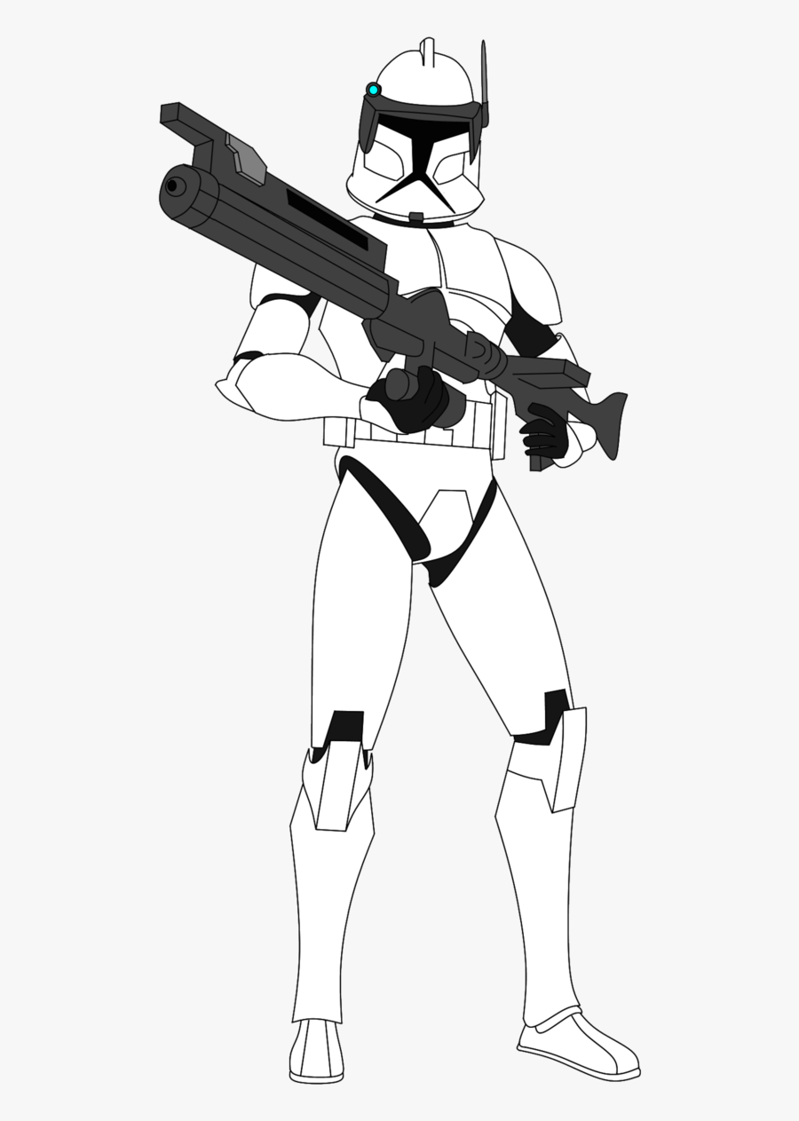 Clone Drawing Rebel Frames Illustrations Hd Images - Assault Rifle, Transparent Clipart
