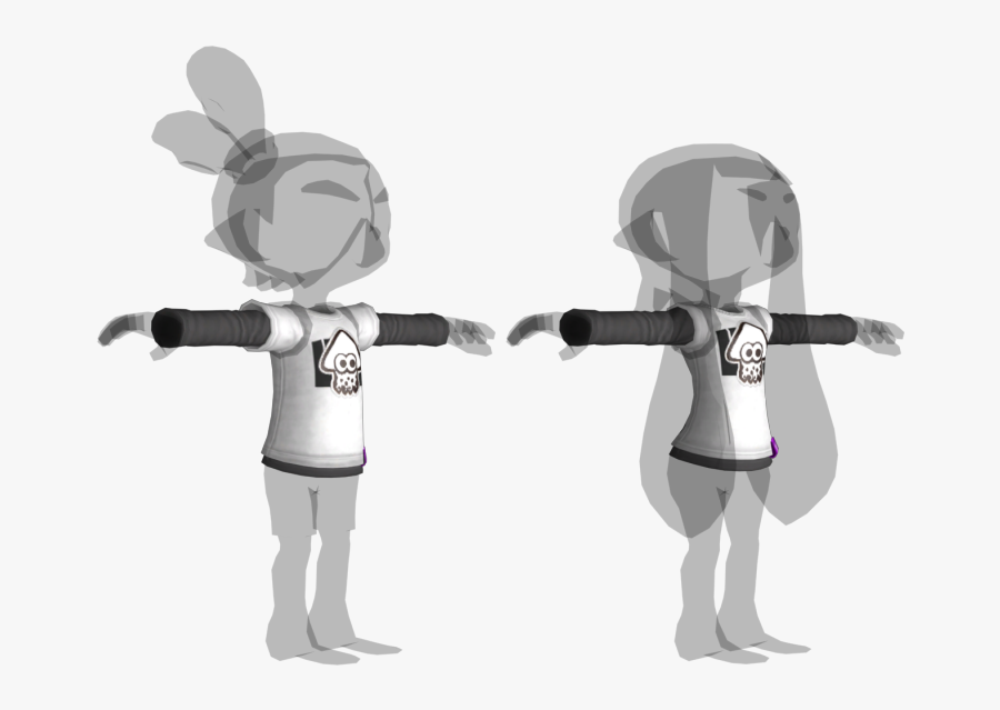 Transparent Squid Girl Png - Cartoon, Transparent Clipart