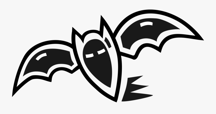 Vector Illustration Of Halloween Bloodsucking Vampire - Emblem, Transparent Clipart