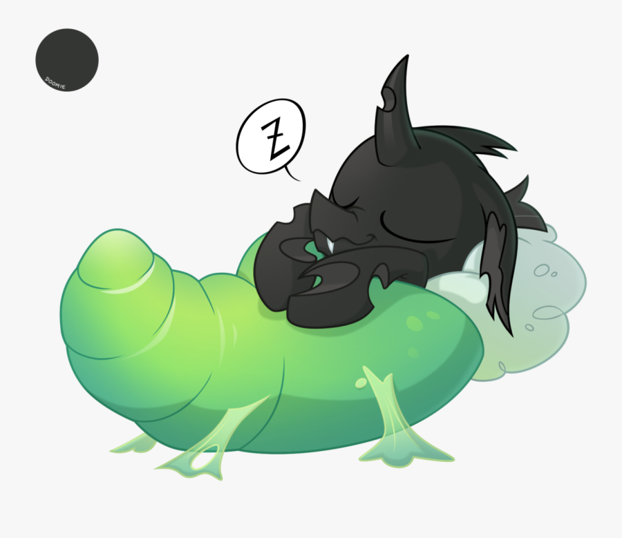 Z Vector Sleeping - Sleeping My Little Pony Changeling, Transparent Clipart