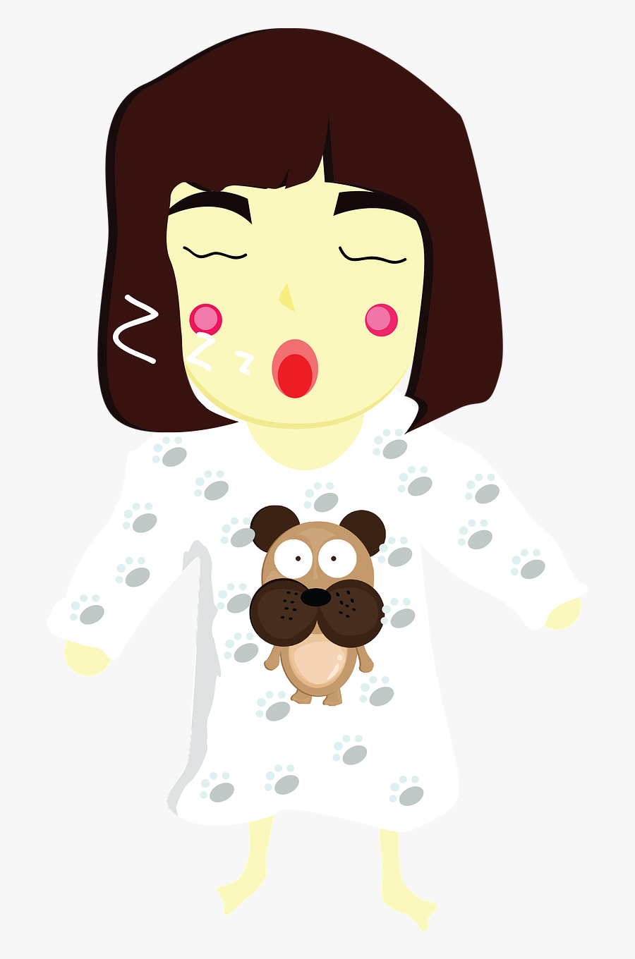 Kids Cute Little Kids Cute Kid Girls Sleepy Lady - รูปภาพ เด็ก รูปภาพ เด็ก น้อย, Transparent Clipart