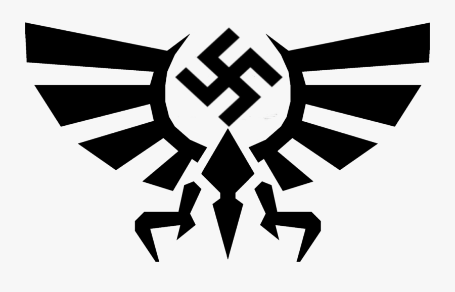 Swastika Triforce By Sacka Rumpa Dump On Clipart Library - Zelda Triforce Logo, Transparent Clipart