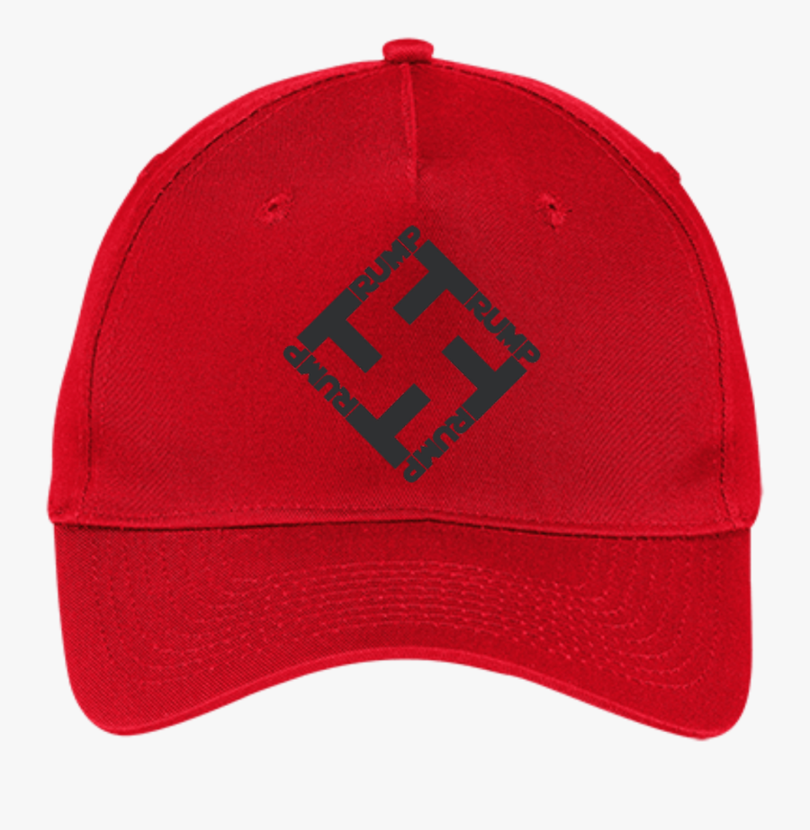 Anti Trump Nazi Swastika Five Panel Twill Cap - Baseball Cap, Transparent Clipart